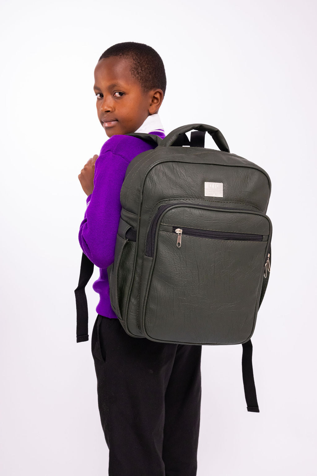 Denri Pioneer Antitheft Backpack fits up to 15.5-inch laptop, document sleeve, heavy duty bag for school, work, travel