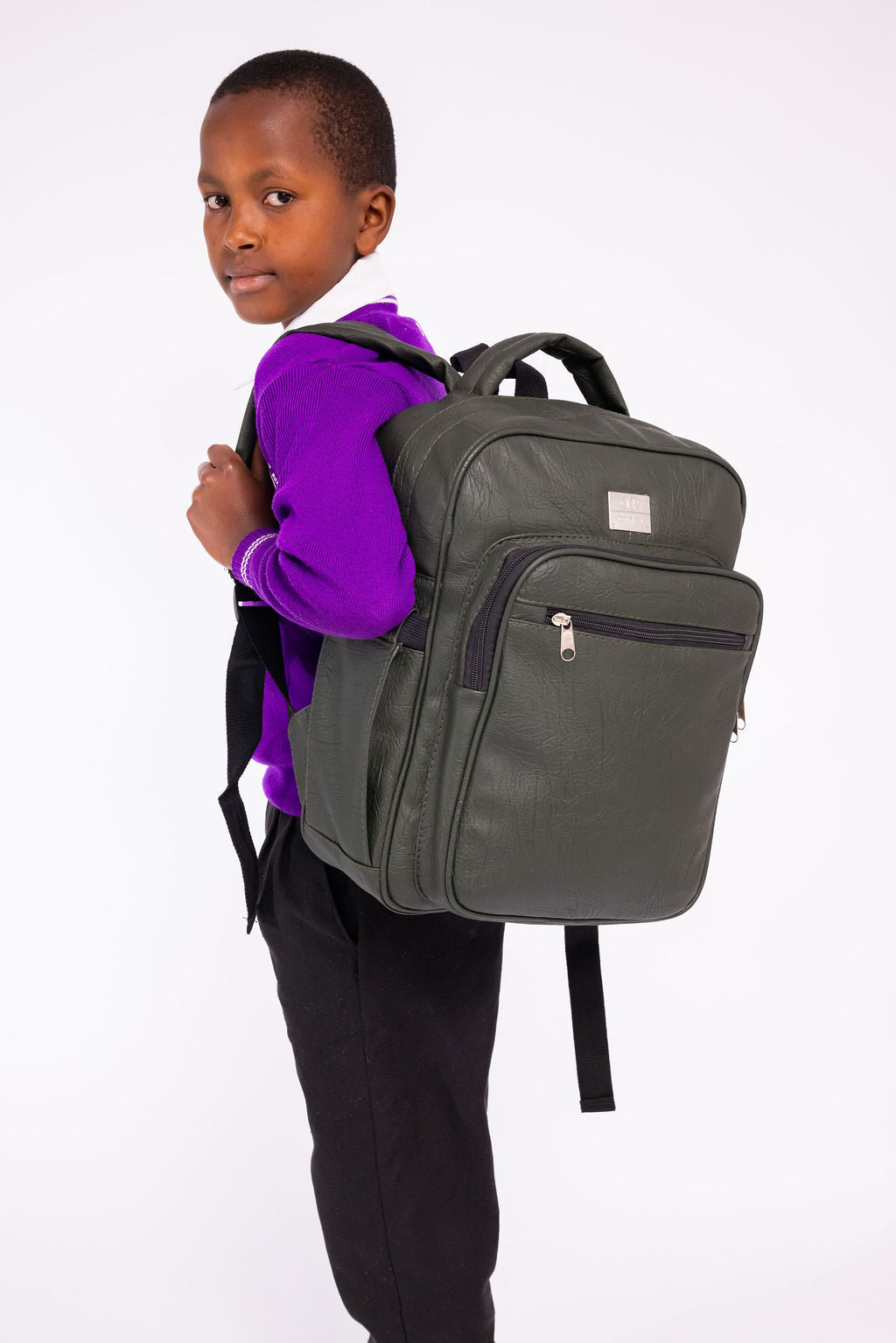 Denri Pioneer Antitheft Backpack fits up to 15.5-inch laptop, document sleeve, heavy duty bag for school, work, travel