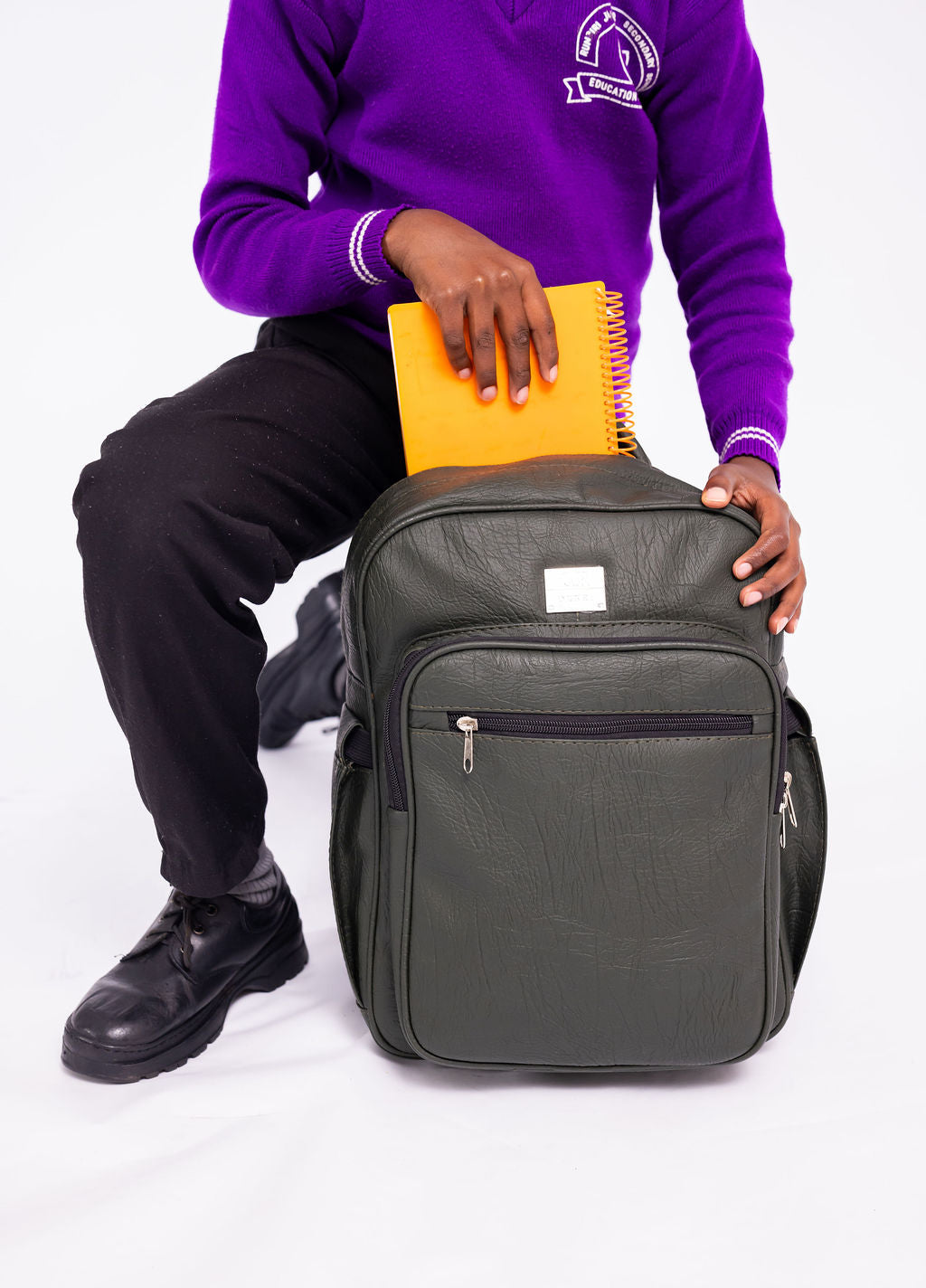 Denri Pioneer Antitheft Backpack fits up to 15.5-inch laptop, document sleeve, heavy duty bag for school, work, travel