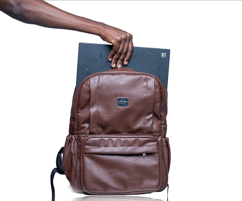 Denri Africa's Brown Prime Men's leather backpack