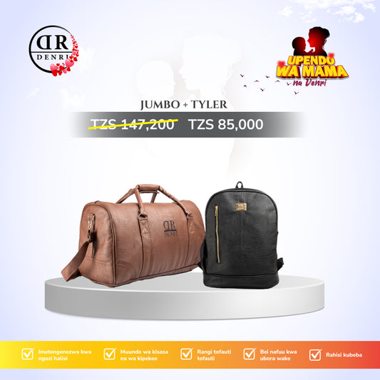 Jumbo Travel Bag + Tyler Backpack