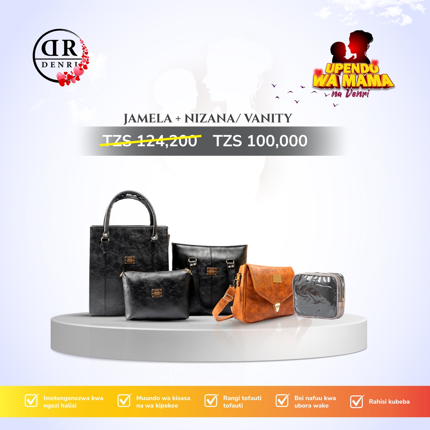 Jamela Handbag + Nizana/Vanity