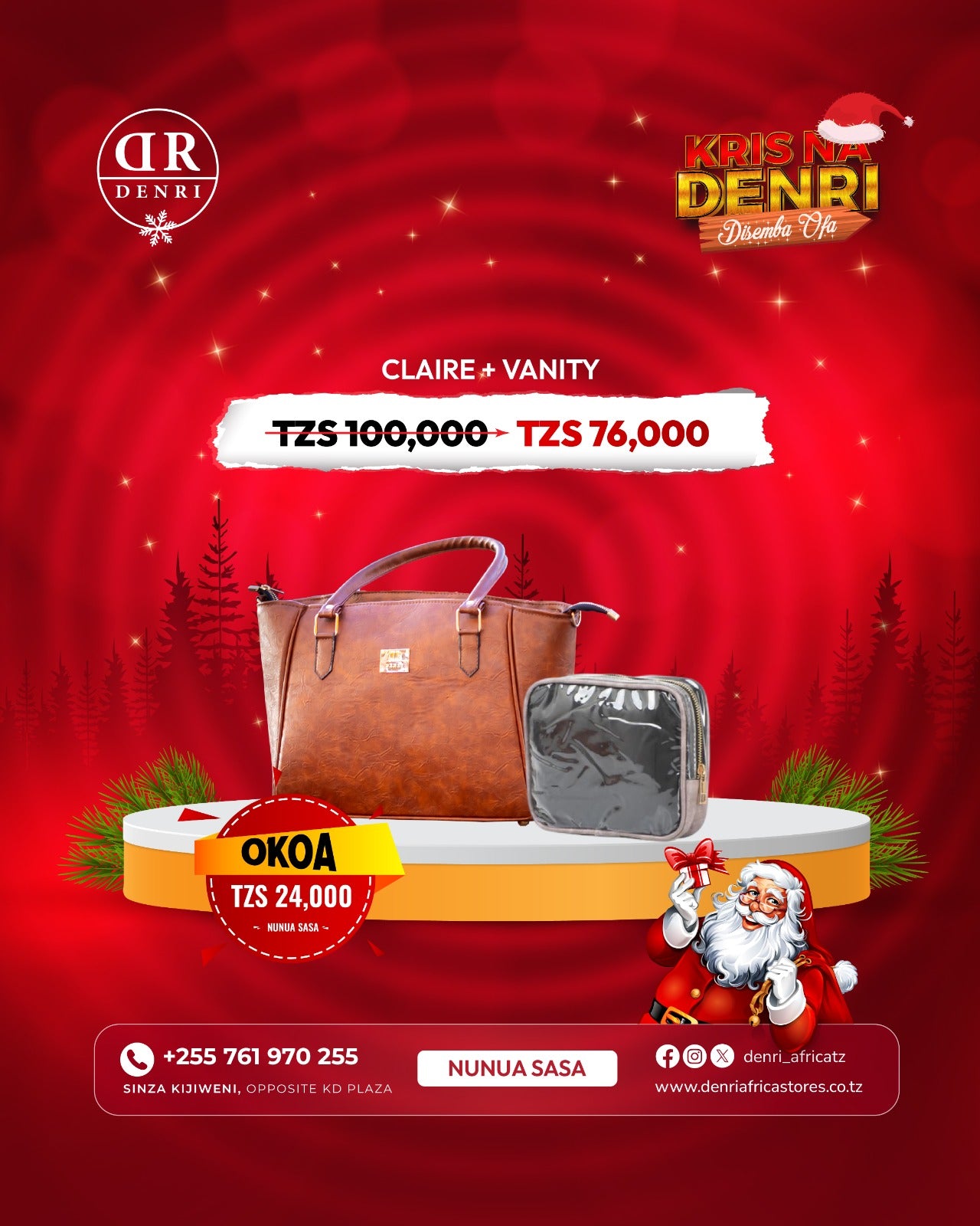 Claire Handbag + Vanity Bag