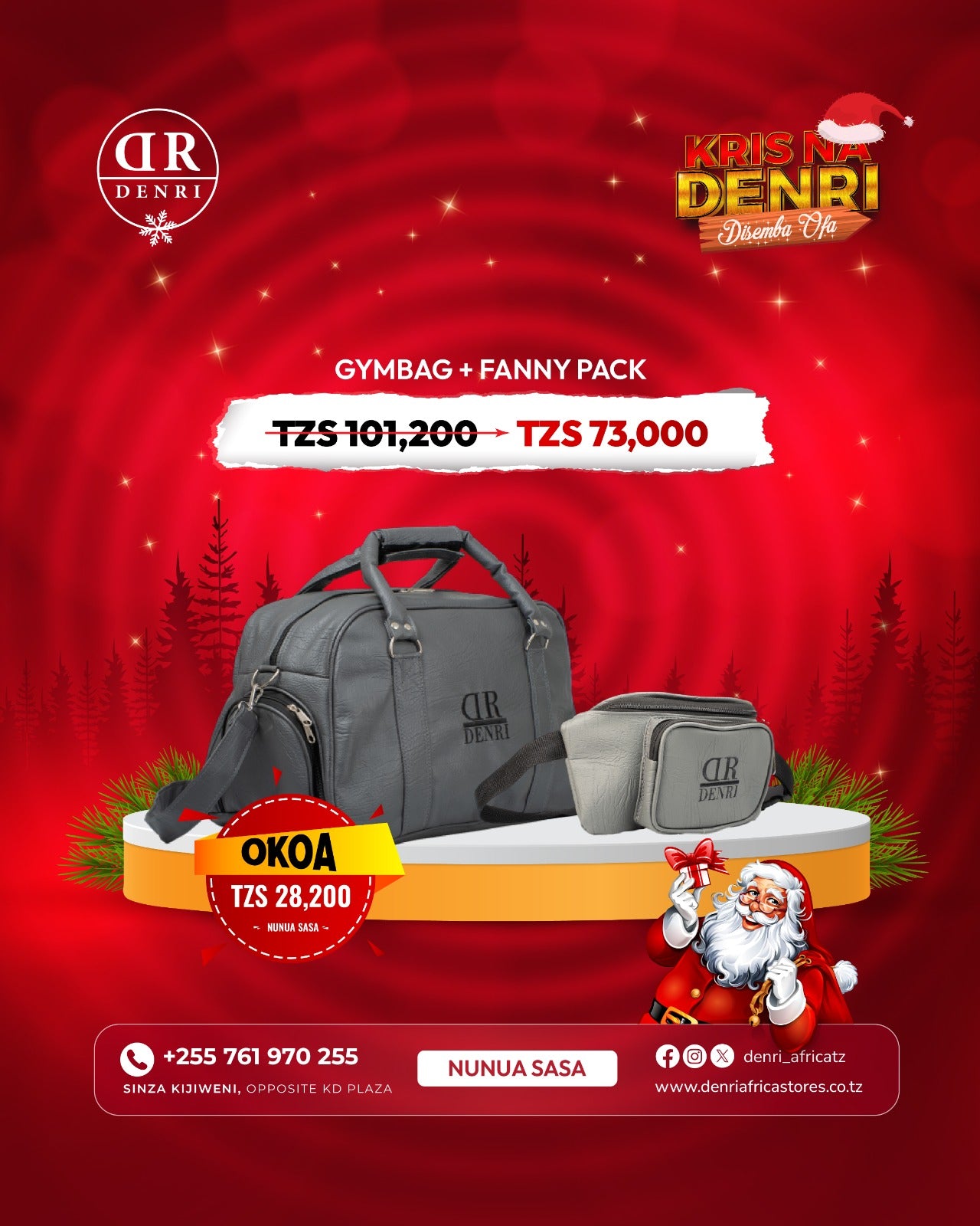 Gym Bag + Fanny Pack