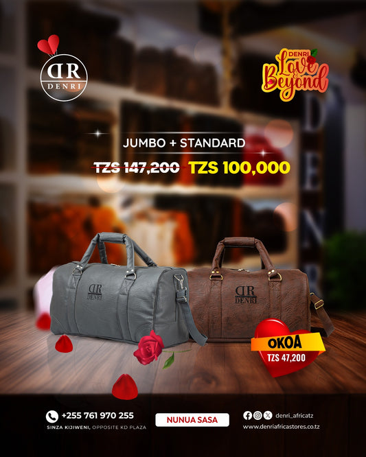 Jumbo Travel Bag + Standard Travel Bag