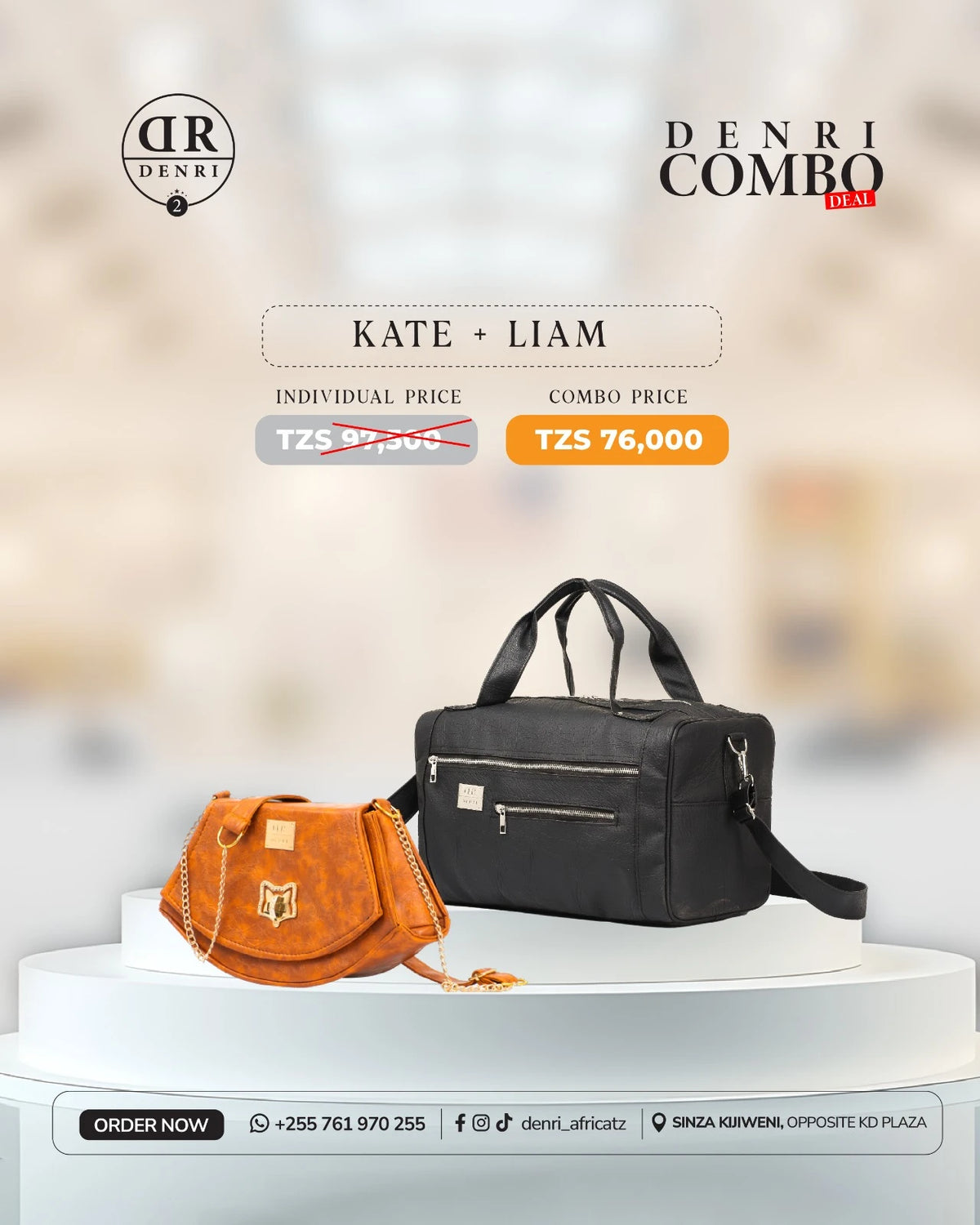 Kate Handbag + Liam Travel