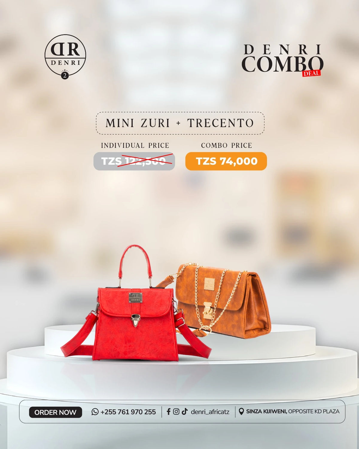 Mini Zuri Handbag + Trecento