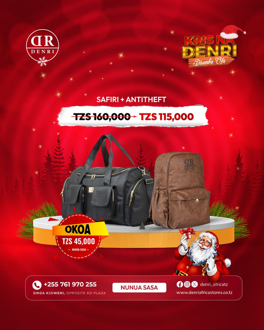 Safiri Travel Bag + Antitheft Backpack