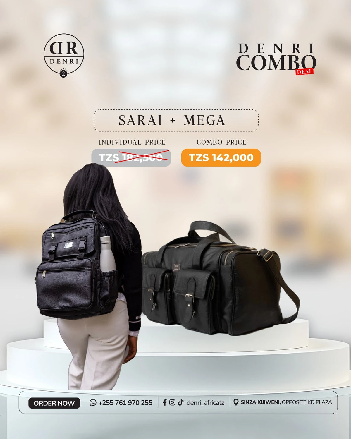 Sarai Travel + Mega Backpack
