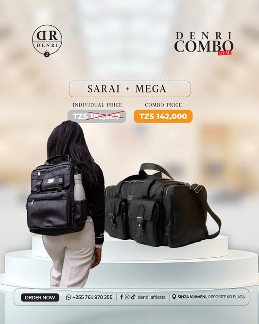 Sarai Travel + Mega Backpack