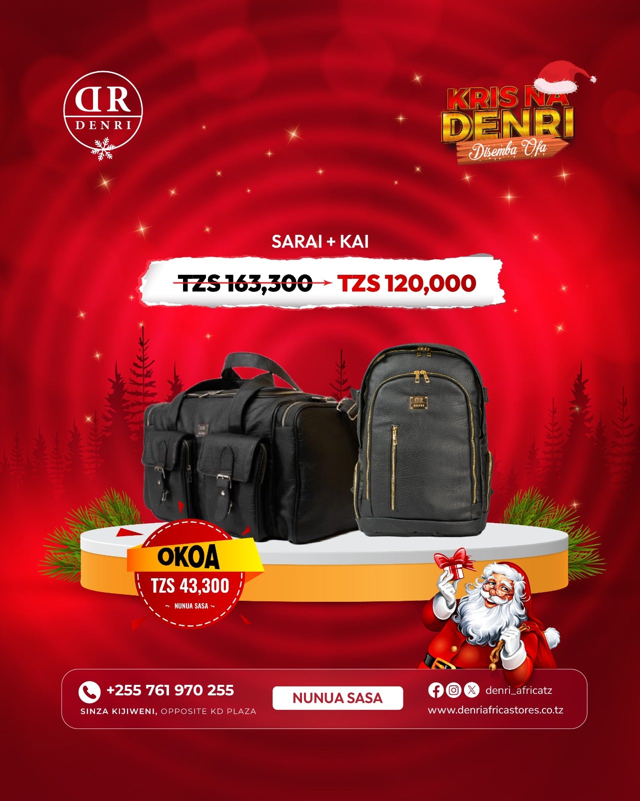 Sarai Travel Bag + Kai Backpack