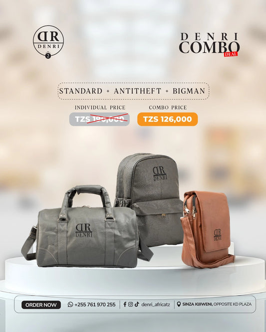Standard Travel + Antitheft Backpack + Big Man Bag
