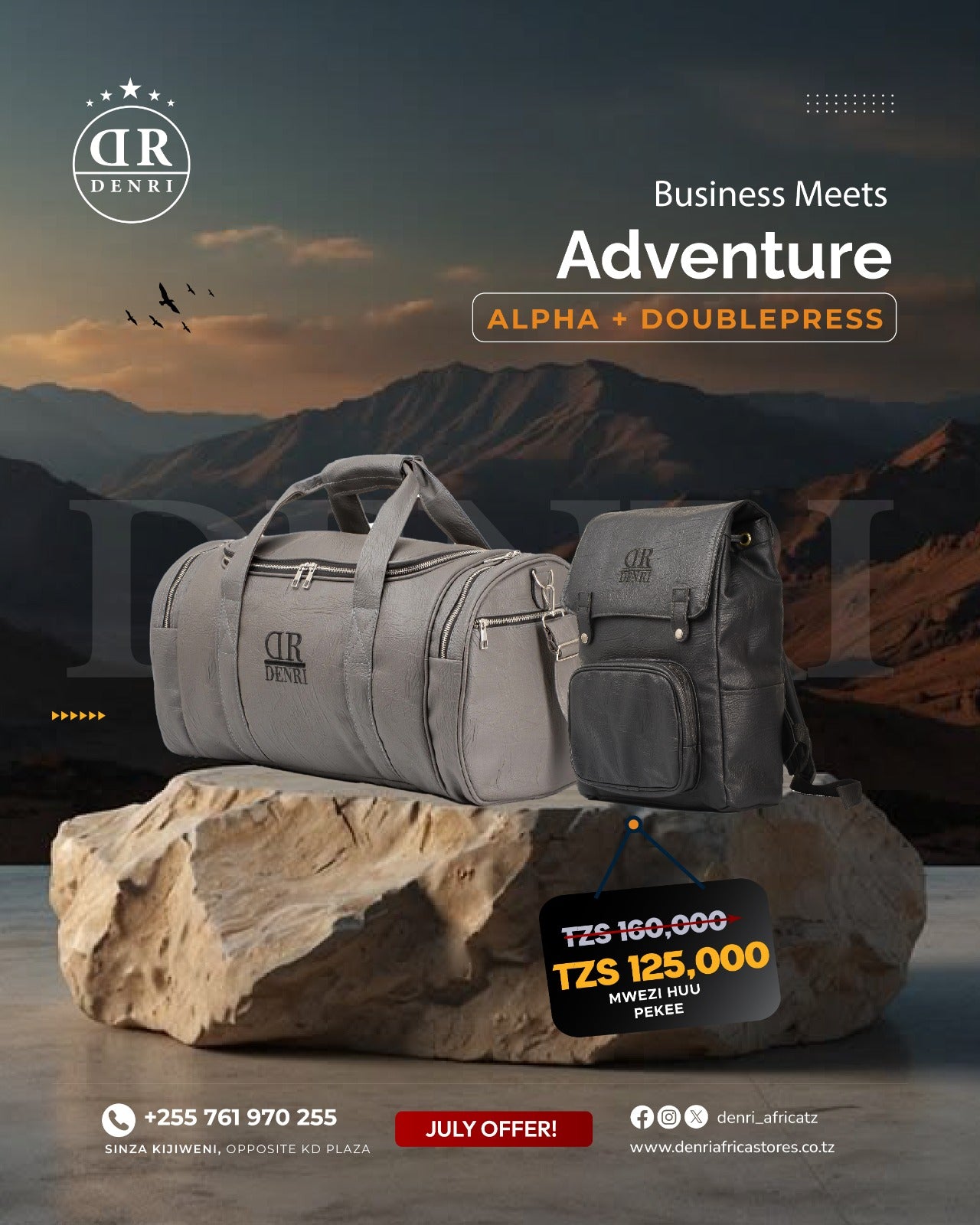Denri Alpha Travel + Doublepress