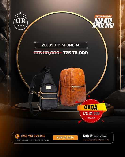 Zelus Backpack + Mini Umbra Chest Bag