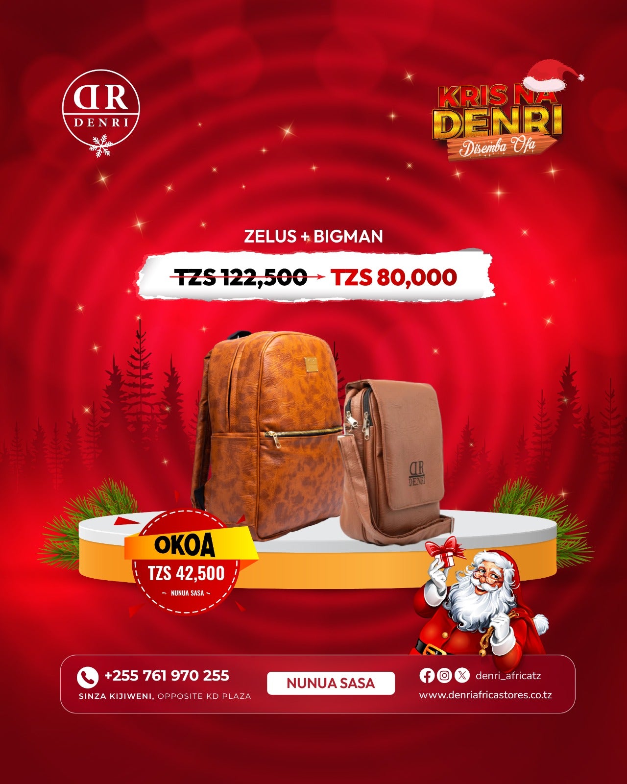 Zelus Backpack + Big man bag