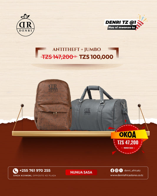 Antitheft Backpack + Jumbo Travel