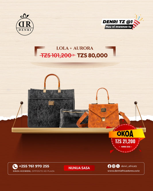 Lola Handbag + Aurora Handbag