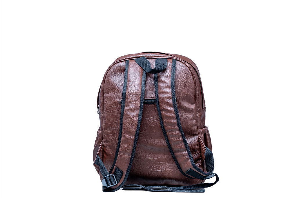 Denri Africa's Prime Men's Brown Laptop Backpack with padded & adjustable straps
