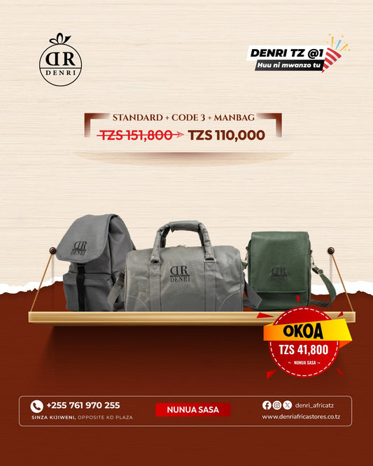 Standard Travel + Laptop Backpack + Manbag