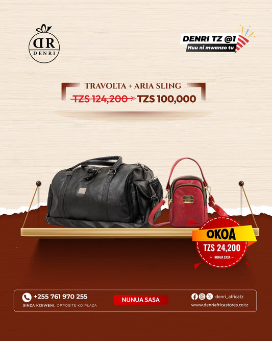 Travolta Travel Bag + Aria Sling
