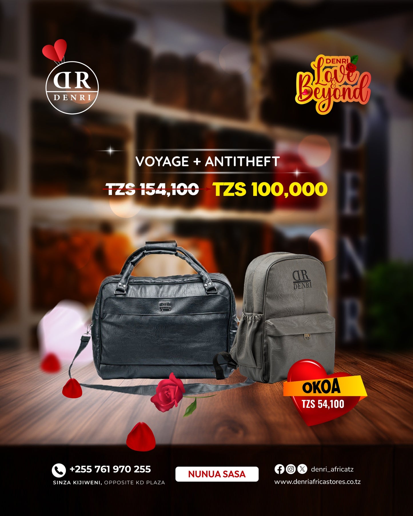 Voyage Travel Bag + Antitheft Backpack